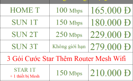 Bảng Giá Các Gói Cước Cáp Quang Wifi Viettel 2023 cập nhật mới nhất