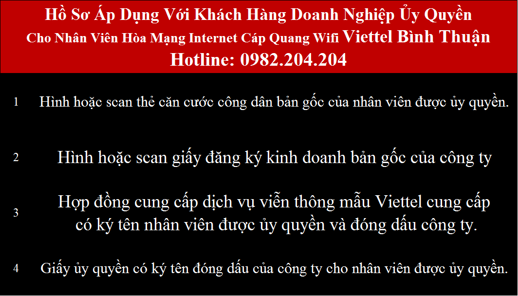 Đăng ký mạng Viettel Bình Thuận
