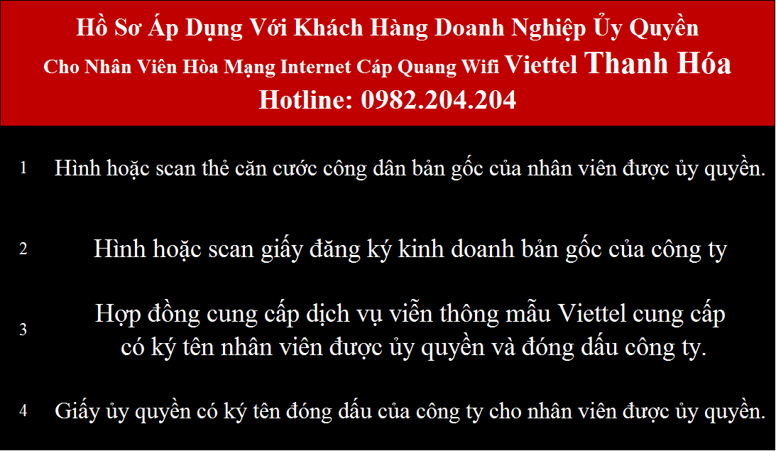 Lắp mạng Viettel Thanh Hóa