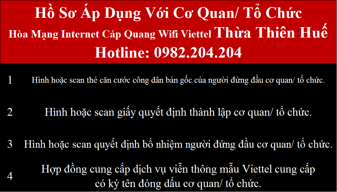 Lắp wifi Viettel Thừa Thiên Huế