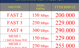 Bảng giá các gói cước đăng ký mạng Viettel Quận 8 HCM